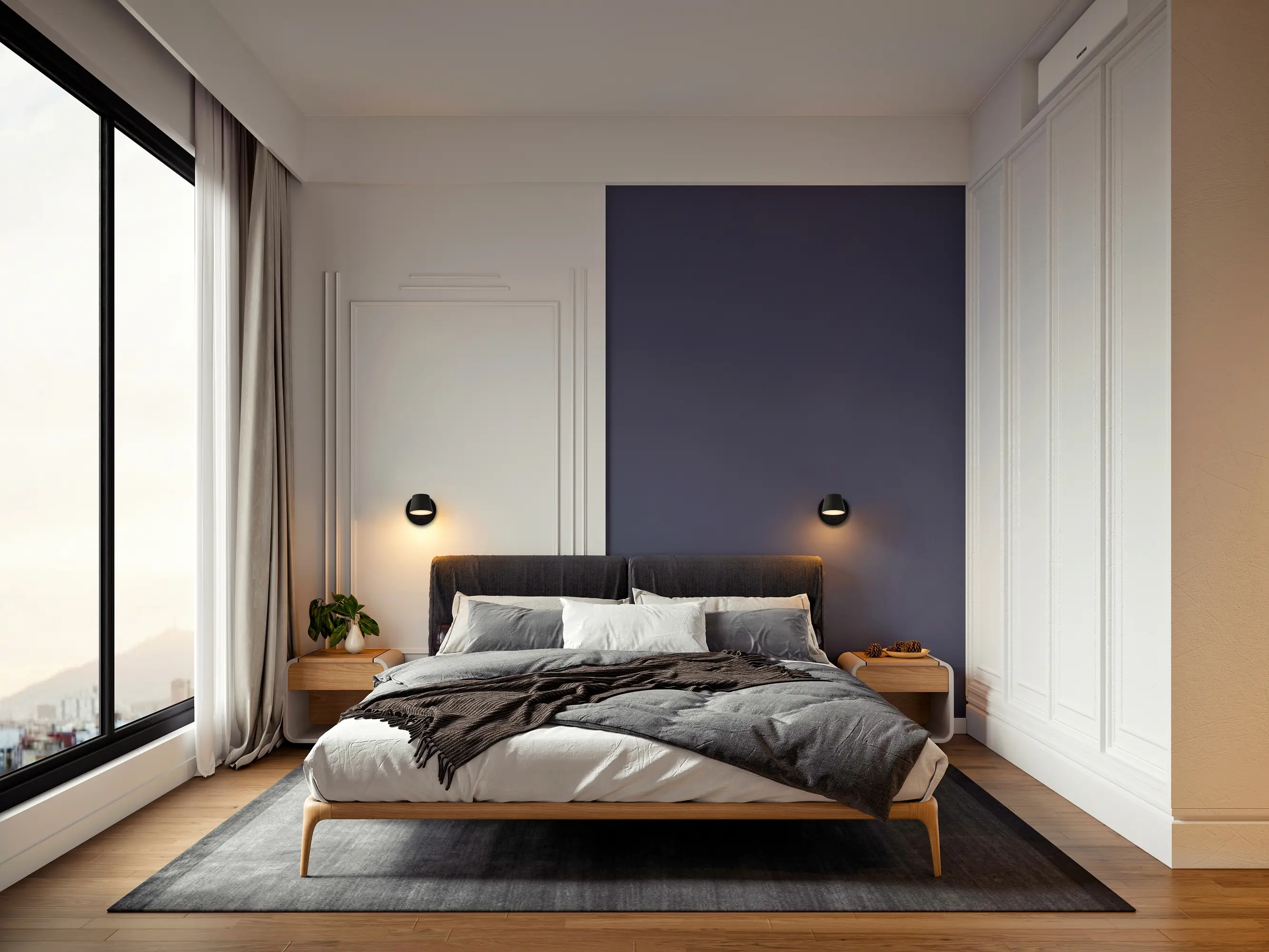 Настенный светильник (бра) Maytoni MOD421WL-L6B3K