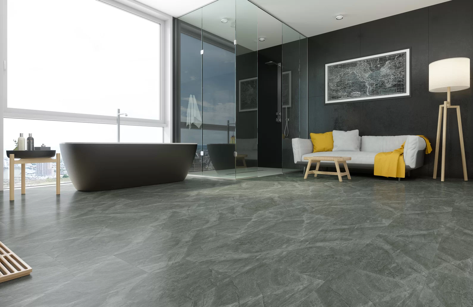 Кварцевый ламинат Fargo Камень Stone Агат Маренго 68S455 купить