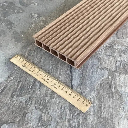 Террасная доска из ДПК Latitudo Euro 139х27 мм цвет Шоколад купить недорого