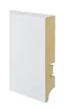 Плинтус МДФ Smartprofile Paint 3D wood 100М фактурный белый под покраску купить