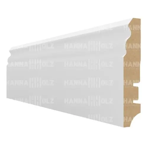 Высокий плинтус белый МДФ под покраску 81303 81 мм в Москве