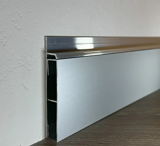 Скрытый плинтус Pro Design 323 из алюминия не анодированный купить