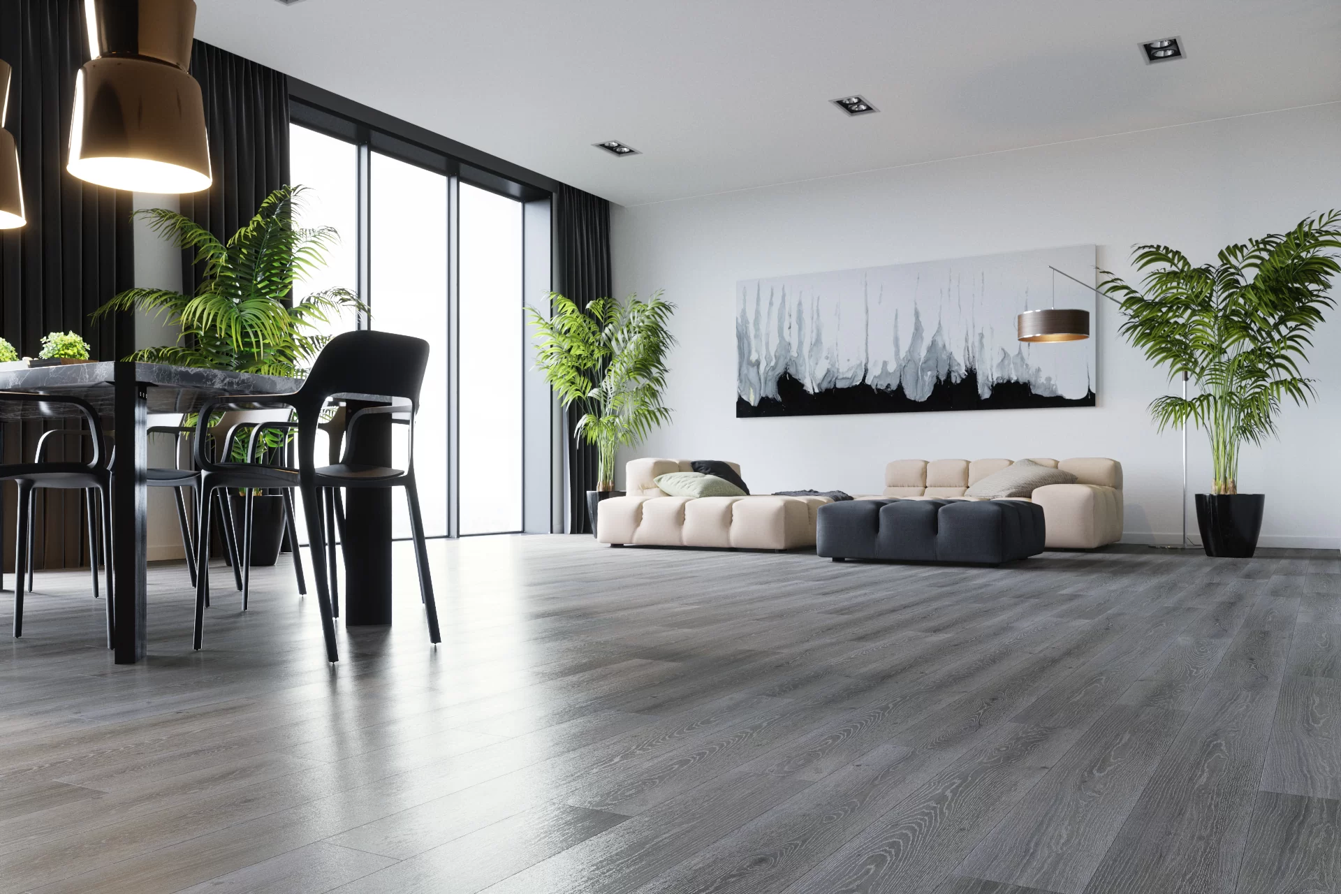 Кварцевый ламинат Fargo Дуб Серый Иней 379-1 недорого