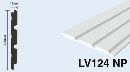 Декоративная панель из фитополимера HIWOOD LV124 NP в интерьере