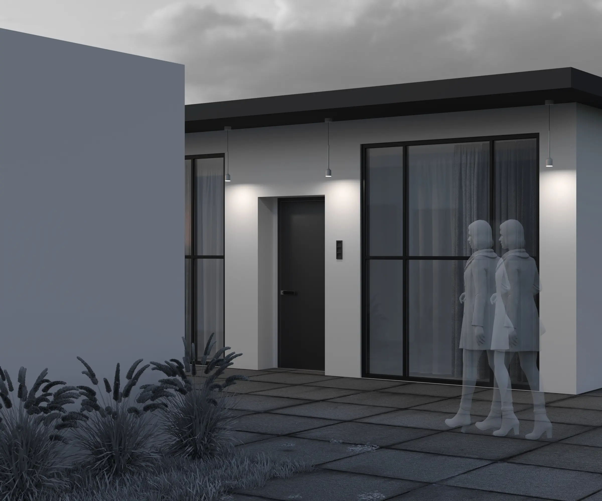 Подвесной светильник Outdoor O491PL-L8W3K