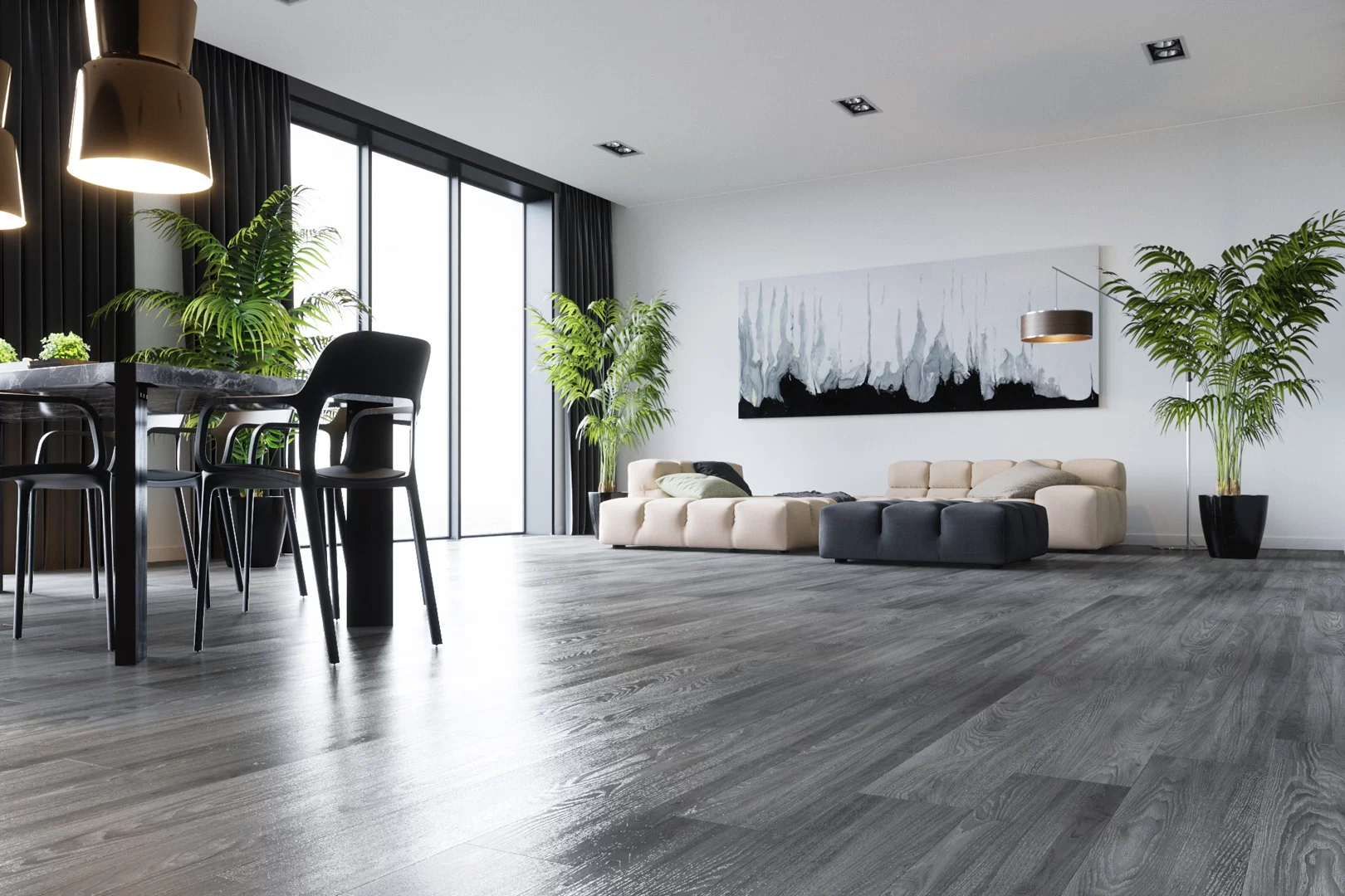Кварцвиниловая плитка ПВХ для пола Decoria Mild Tile DW 3152 Дуб Барли недорого