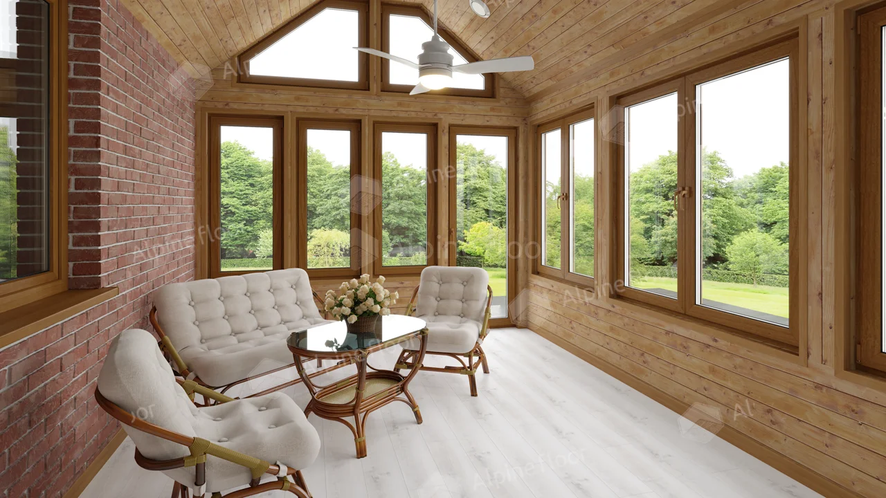 Ламинат SPC Alpine Floor Classic Light Дуб Выбеленный ECO 182-88 MC для ванной комнаты