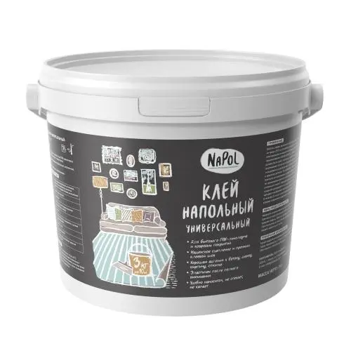 Клей напольный универсальный Goldbastik NaPol 3 кг по низким ценам