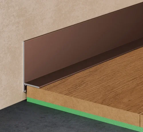 Микроплинтус L образный Pro Design Mini L 601K коньяк