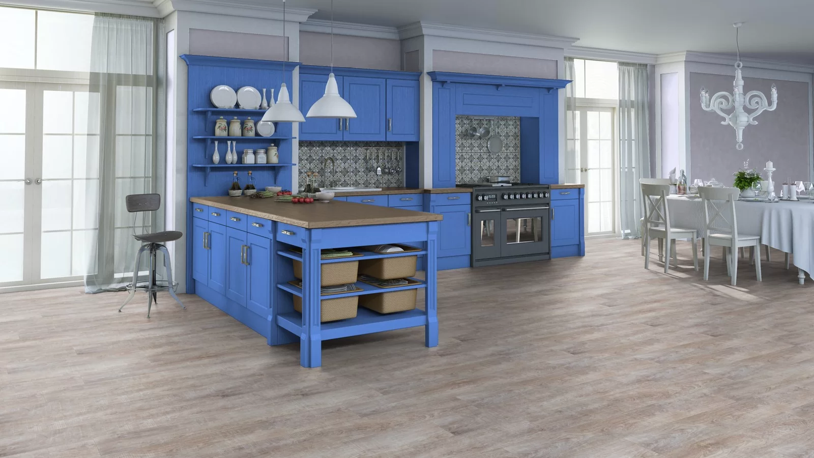 Ламинат Tarkett коллекции Cinema Брижит в квартире