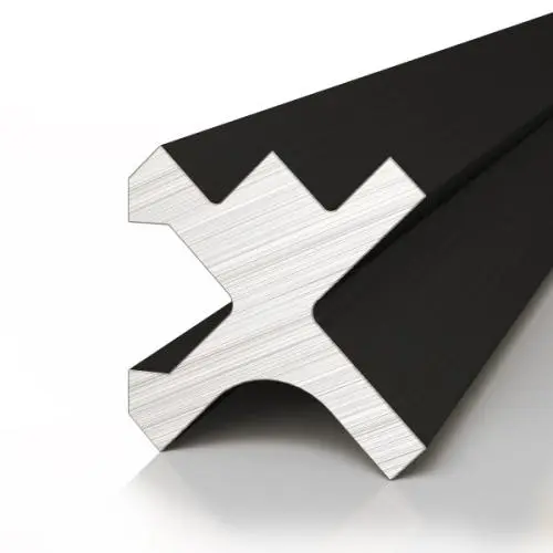 Разделительный профиль Decaro D00X черный алюминий