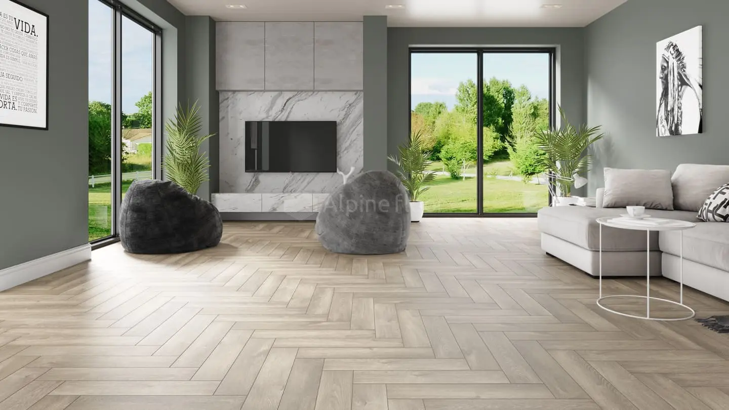 Ламинат SPC Alpine floor Parquet Light ЕСО 13-5 Дуб натуральный отбеленный купить