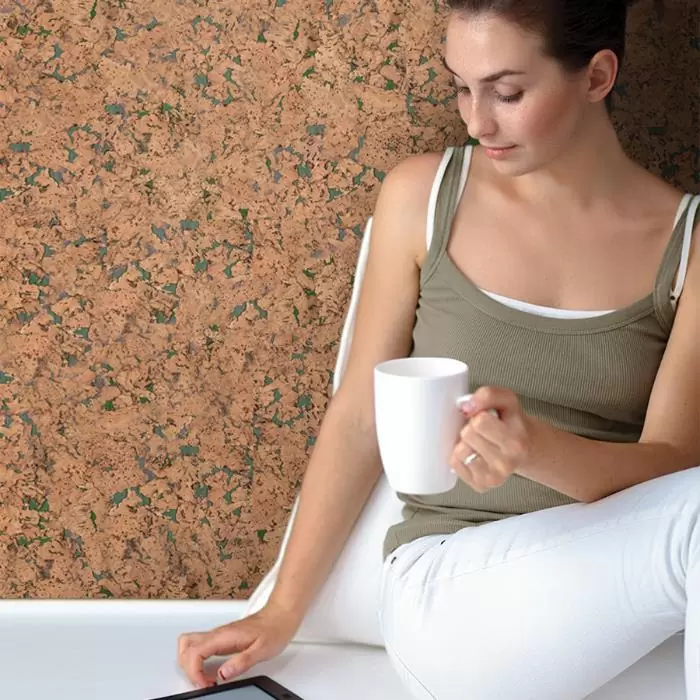 Настенное пробковое покрытие  Corkstyle Monte green Португалия