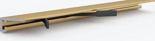 Микроплинтус Laconistiq MICRO 19 ARM золотой анодированный