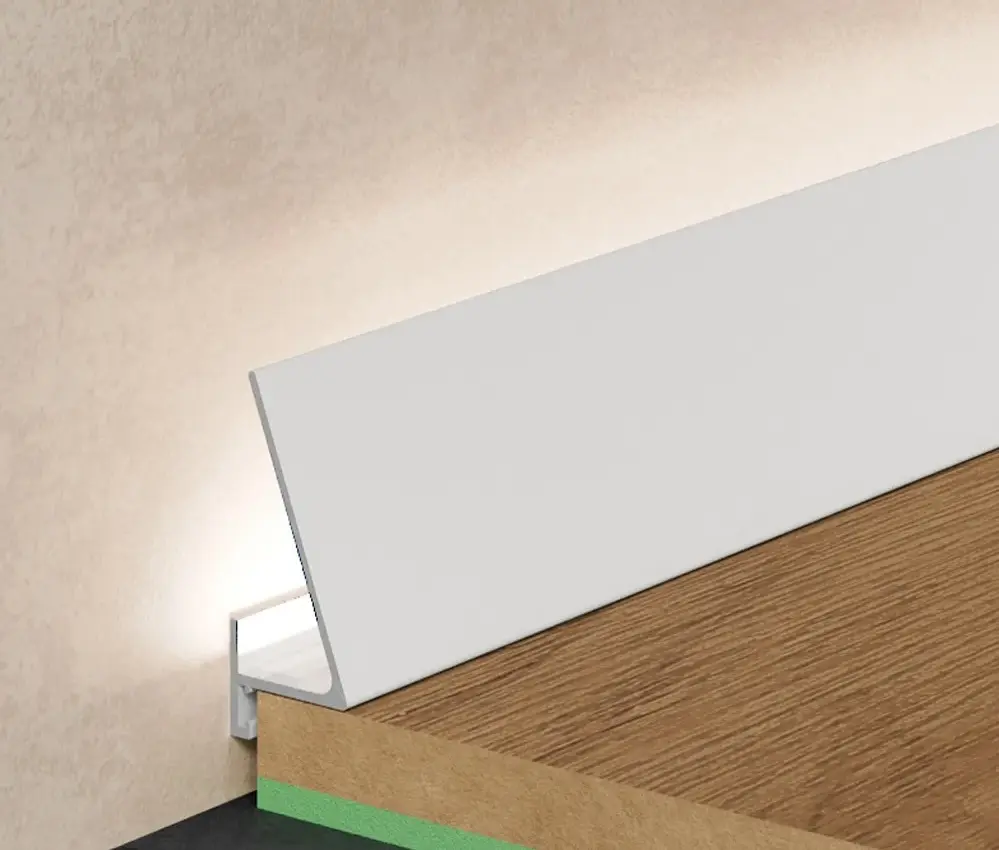 Плинтус Pro Design Corner 570 W Белый Муар Москва