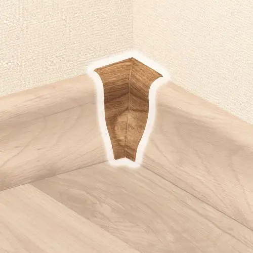 Угол внутренний для плинтуса ДекорПласт 80 мм цена