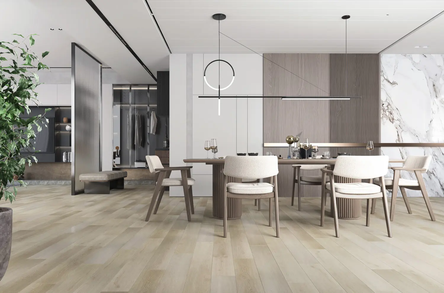 Кварцевый ламинат Fargo Classic Дуб Спелый миндаль купить