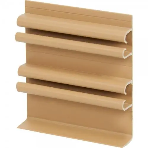 Пластиковый плинтус напольный цена