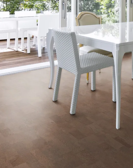 Пробковый пол Wicanders Identity I810002 Tea на замках в интерьере