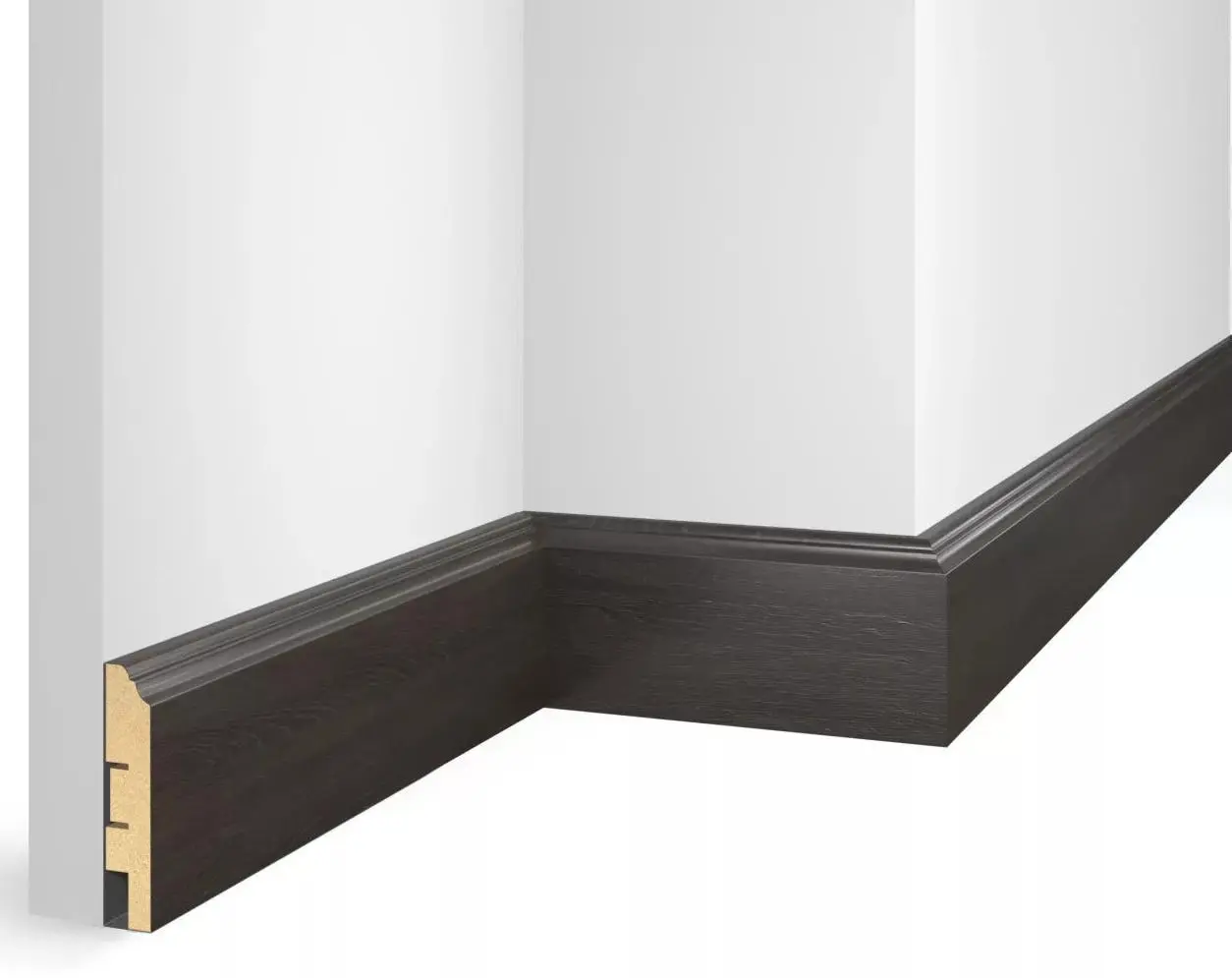 Плинтус МДФ Cosca EP07 Nanoflex Дуб бархатный 80x16x2400 мм купить