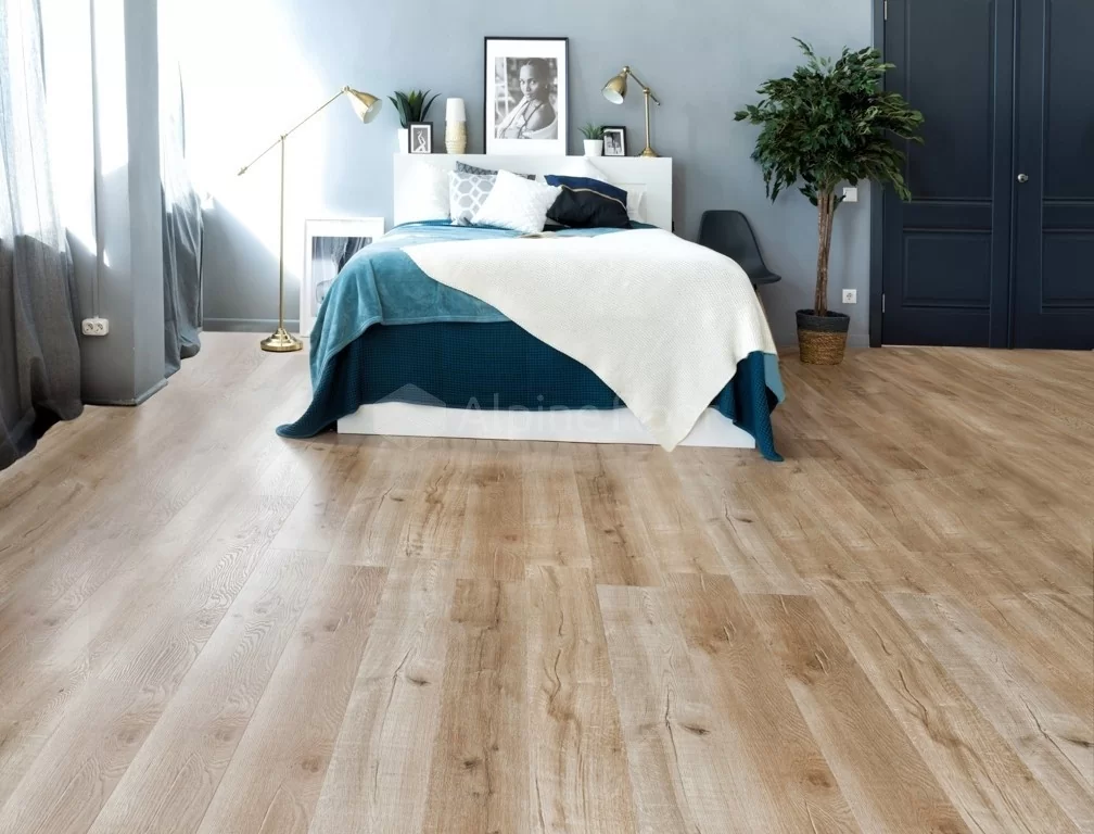 Кварцвиниловый ламинат Alpine floor real wood ECO 2-5 Дуб натуральный синхронное тиснение цена