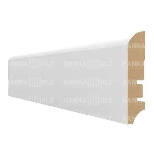 Высокий плинтус белый МДФ под покраску 81403 81 мм в Москве