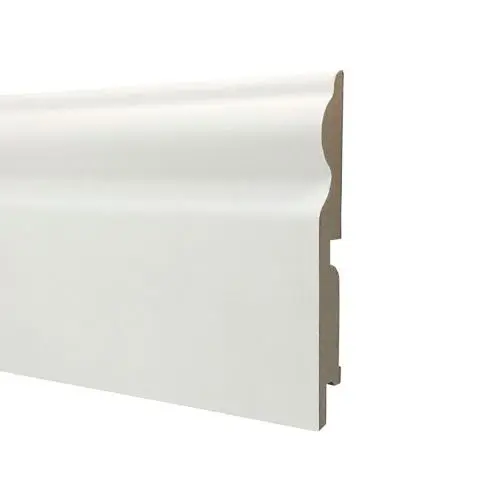 Плинтус ламинированный белый Finitura Dekor П115RF 115х16х2400 мм