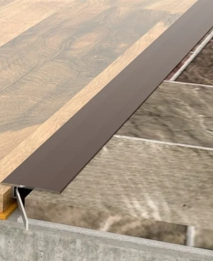 Порог для кварцвинила и ламината Pro Design Doorstep 571 алюминиевый коньяк 900 мм