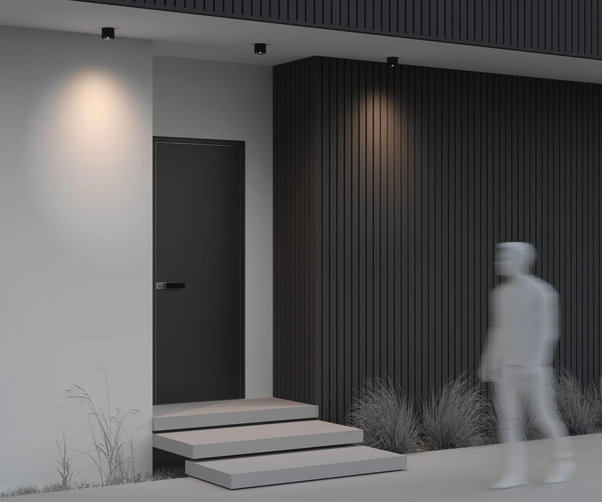 Потолочный светильник Outdoor O498CL-L15B3K