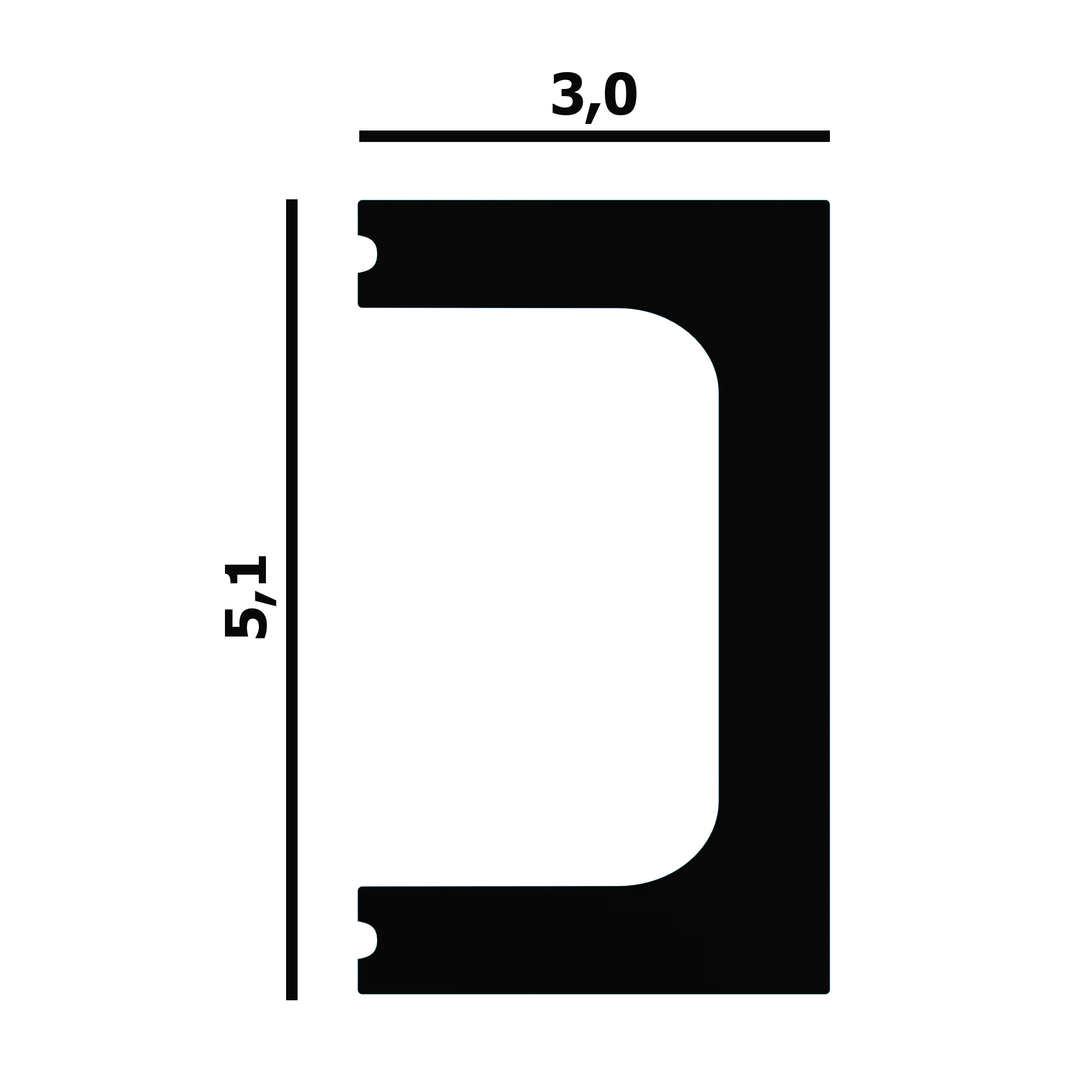 Молдинг P86 Перфект Плюс лепнина