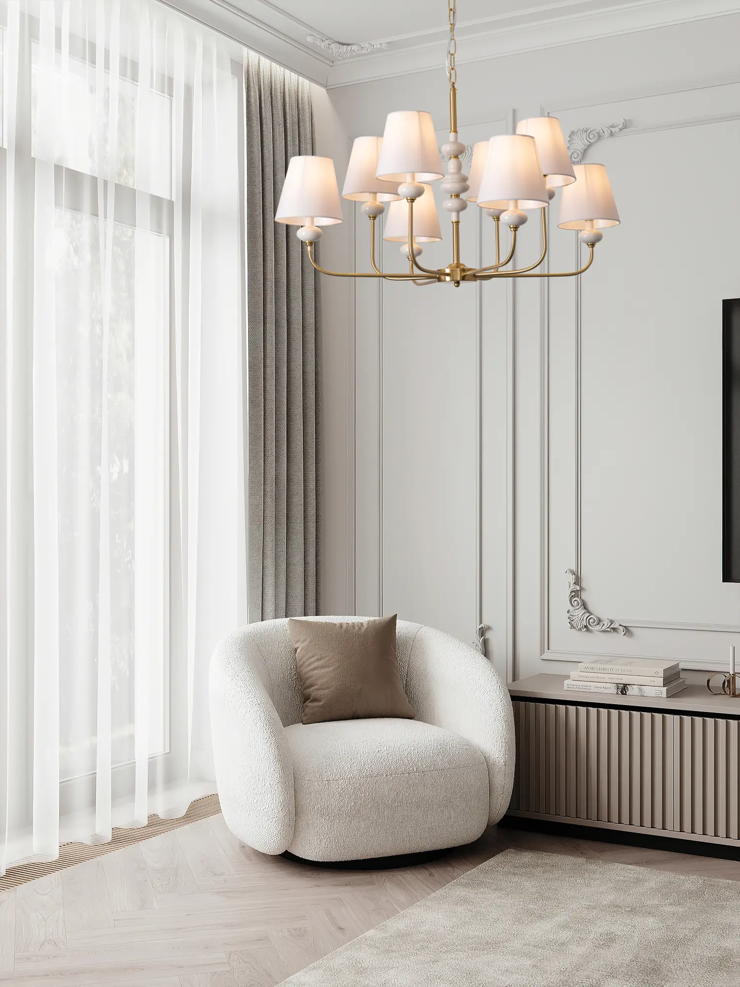 Подвесной светильник Freya FR2038PL-08BS