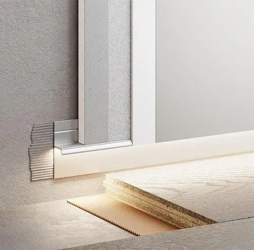 Теневой профиль напольный 20 мм Серебристый анодированный 38-71-91 цена