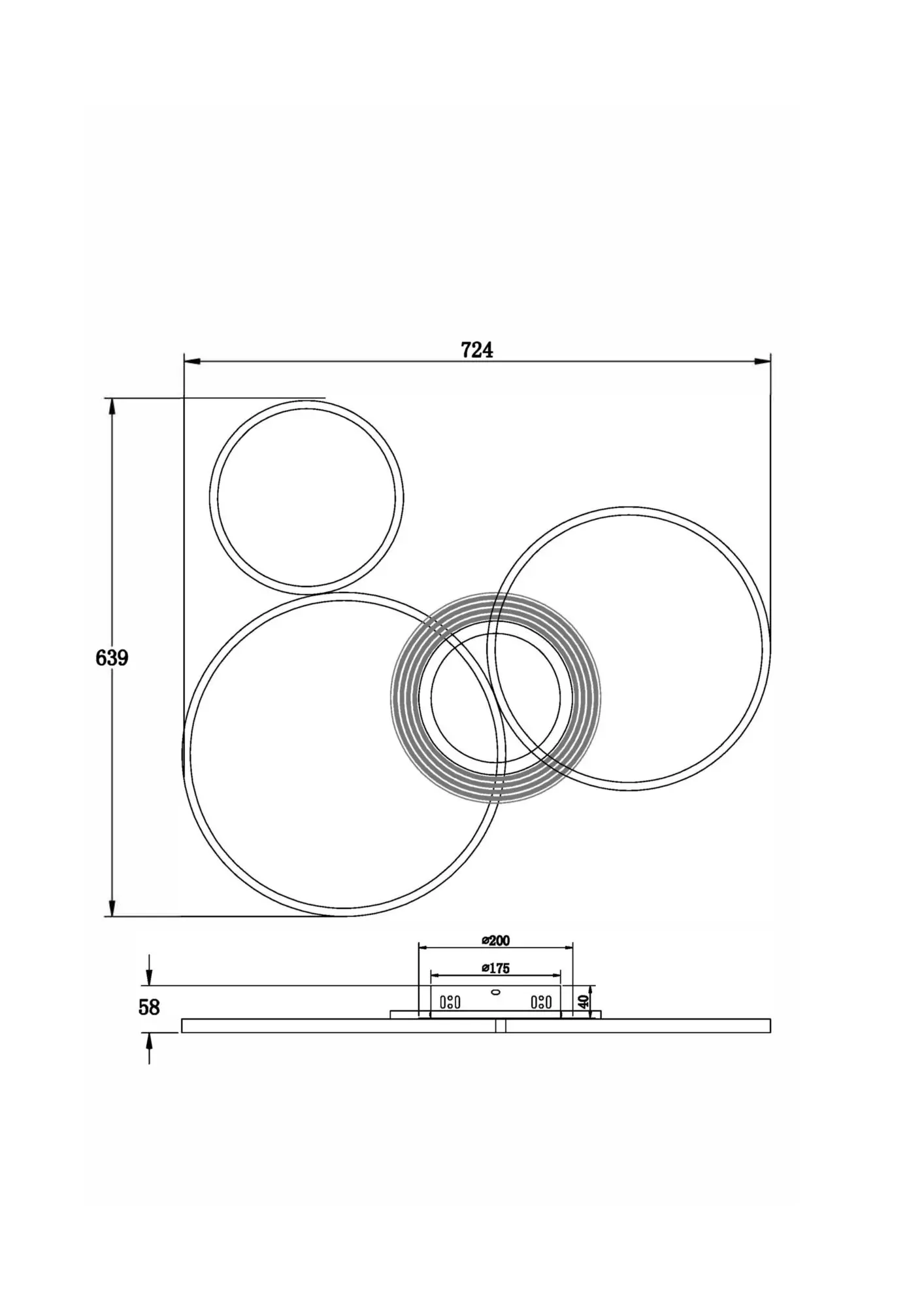 Потолочный светильник Freya FR10014CL-L87G
