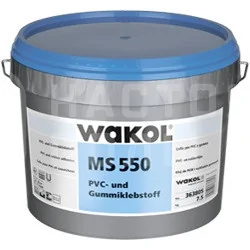 Клей для ПВХ покрытий Wakol MS 550 на основе ms-полимеров 7.5кг цена