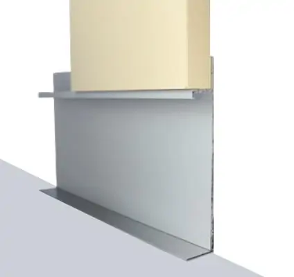 Теневой профиль серебро 5957 100,8х15х2000 мм алюминий