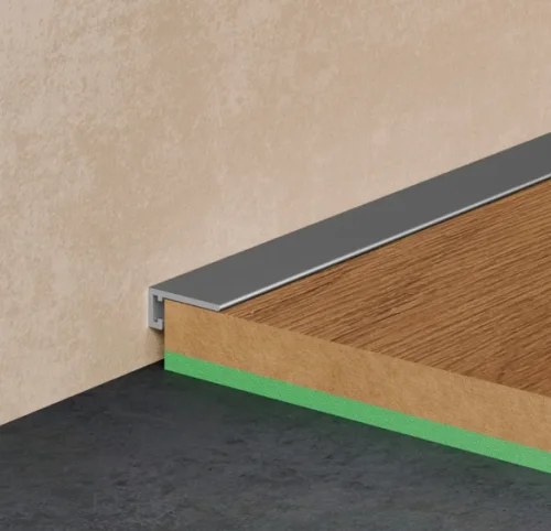 Микроплинтус щелевой плинтус для пола Pro Design Mini 7067 не анодированный