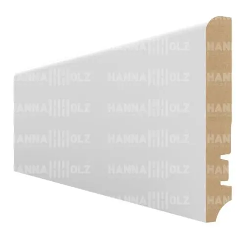 Высокий плинтус белый МДФ под покраску 100402 100 мм в Москве