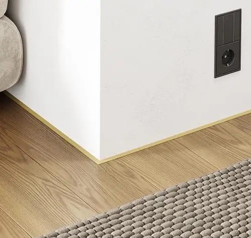 Микроплинтус 11 мм с пружинами Бежевый RAL 1001 48-97-88