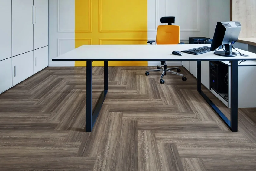 Ламинат SPC Floor Factor  Herringbone BRUSHED SMOKE OAK недорого