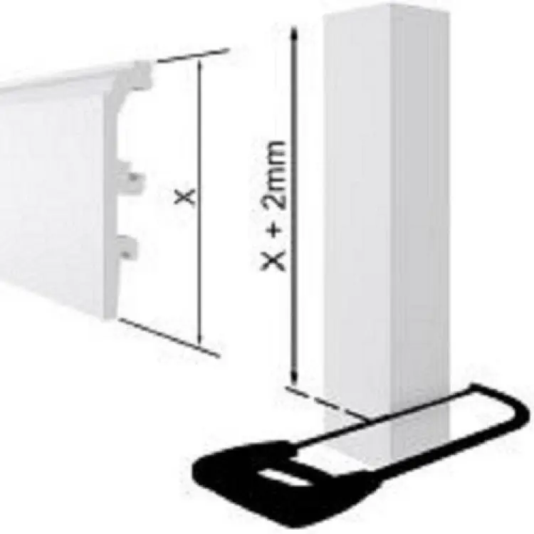 Соединительный блок к плинтусу Arbiton VEGA 4 шт. в уп