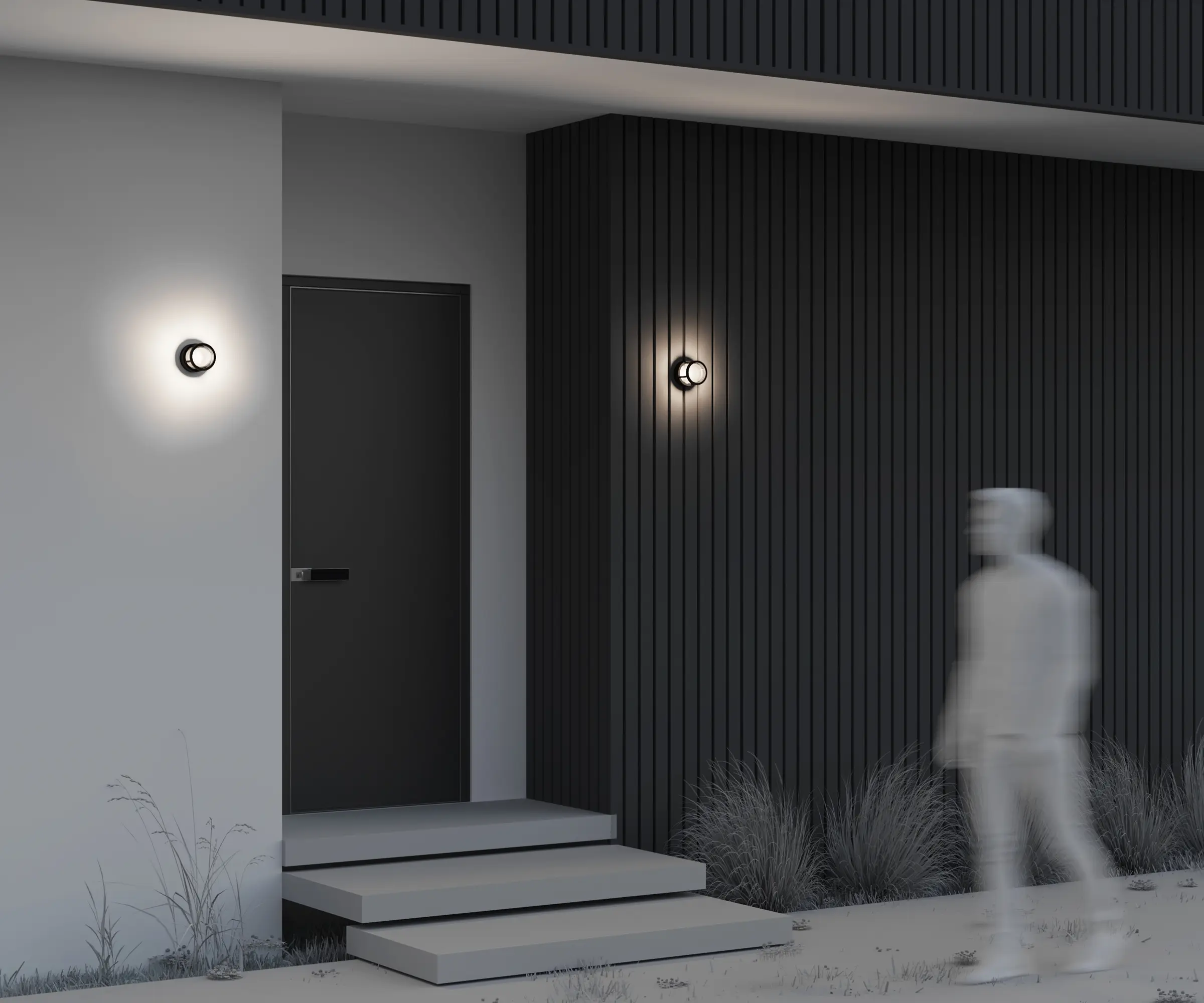 Настенный светильник (бра) Outdoor O011WL-L6B