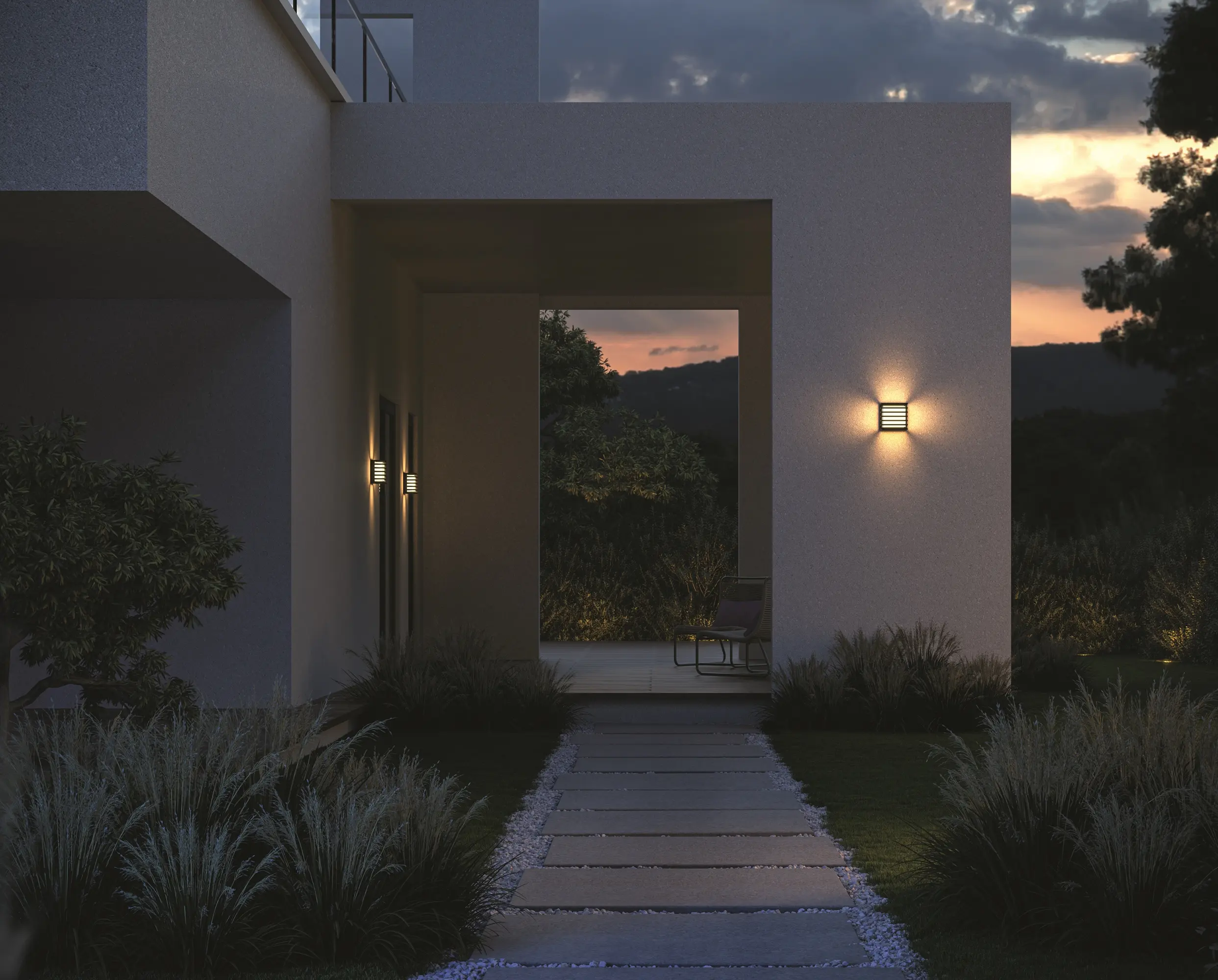 Настенный светильник (бра) Outdoor O020WL-L10B4K