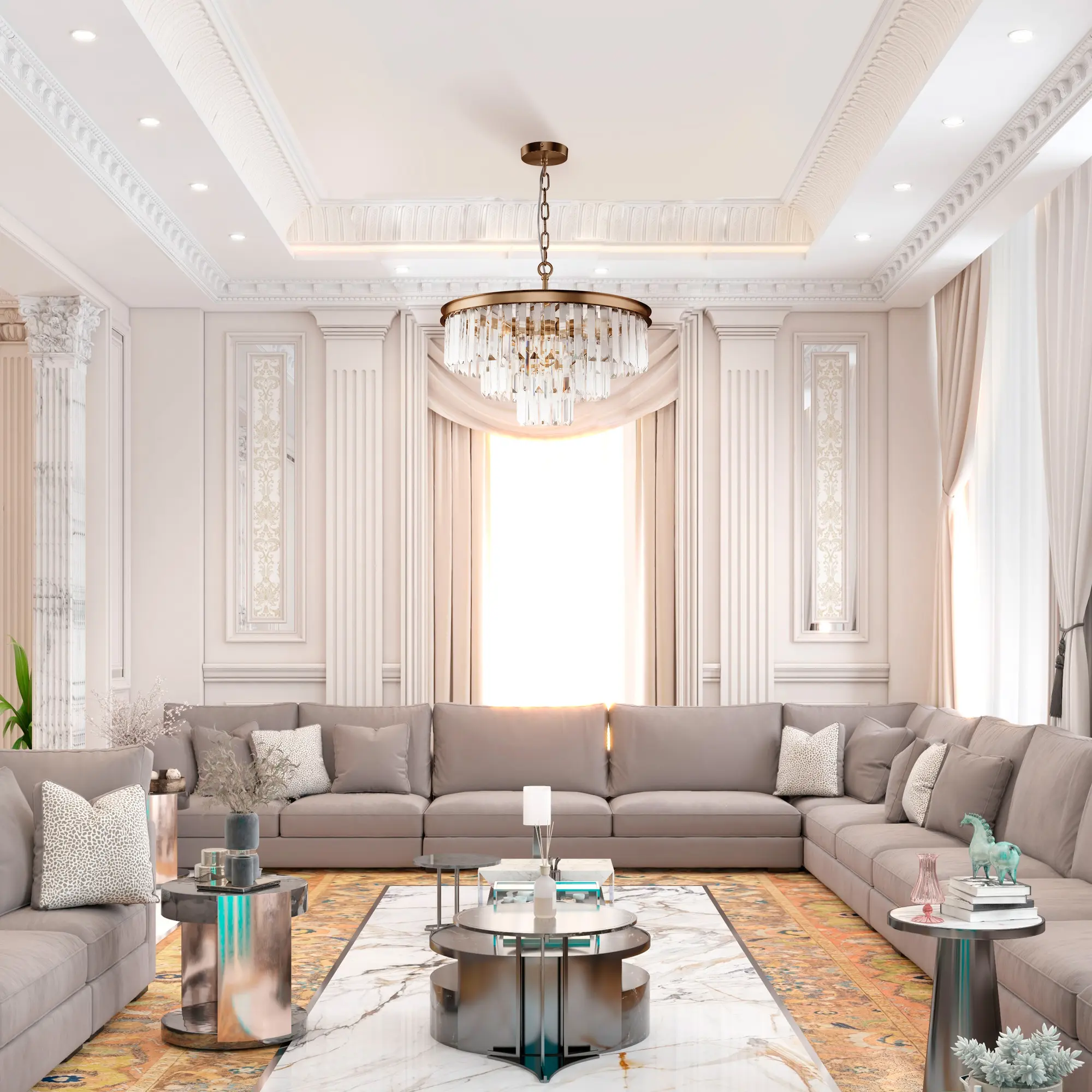 Подвесной светильник Maytoni MOD085PL-07BS