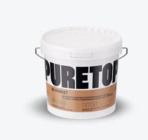 Двухкомпонентный клей для паркета и деревянных покрытий Puretop 2K-PARKET 8,1 кг по низким ценам