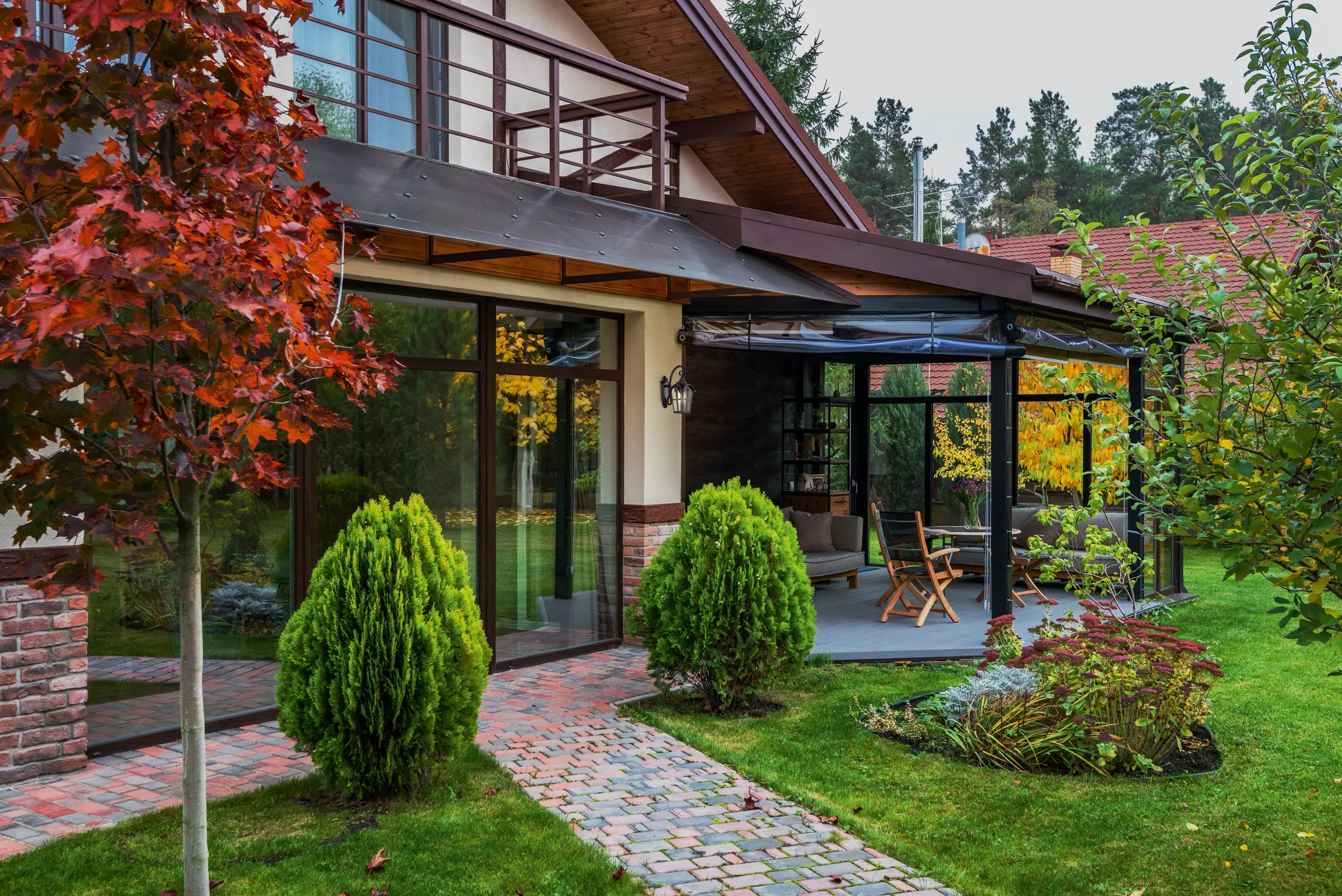 Настенный светильник (бра) Outdoor O413WL-01GB1