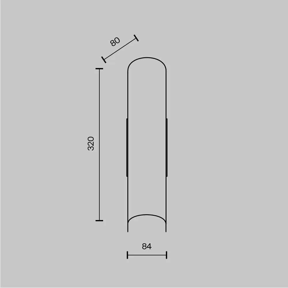 Настенный светильник (бра) Maytoni P011WL-02CH