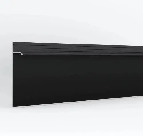 Скрытый плинтус Laconistiq Regular черный матовый цена