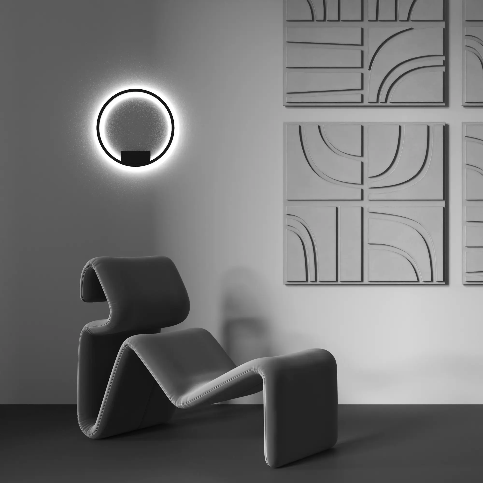 Настенный светильник (бра) Maytoni MOD058WL-L25B4K