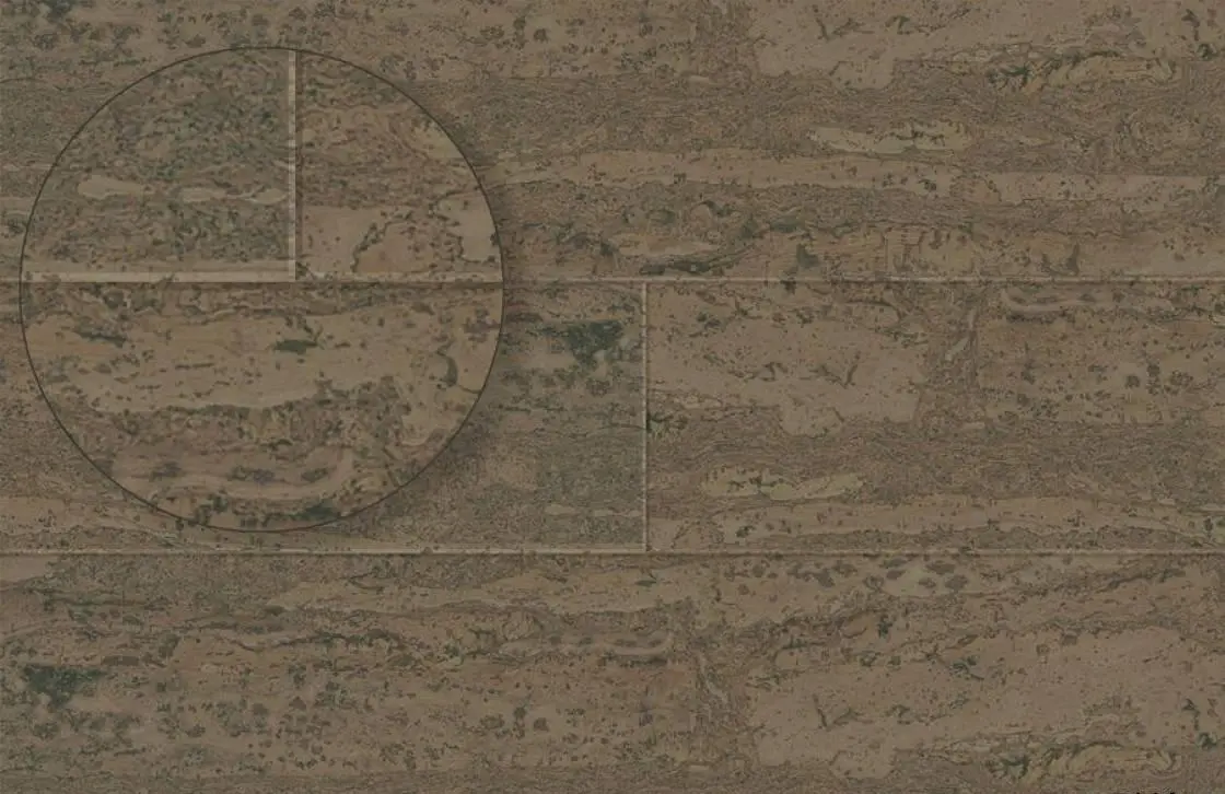 Пробковый пол на замках Comprido March плюсы