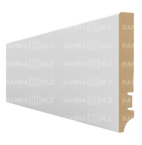 Высокий плинтус белый МДФ под покраску 100401 100 мм в Москве